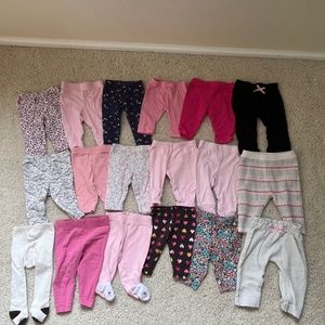18 pairs of baby pants